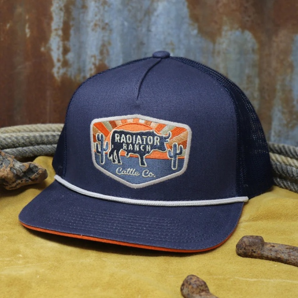 Dale Brisby’s Radiator Ranch Rope Cap in Navy/Gray - Picture 5 of 16